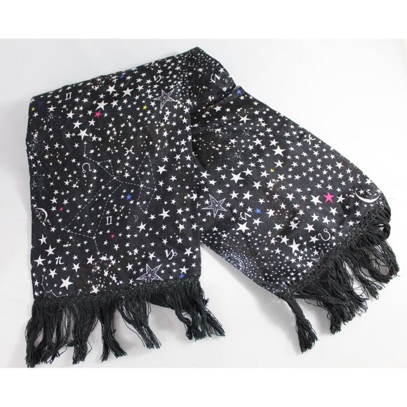 Lily and Lionel 100% silk celestial scarf moon stars astrology constellations - Picture 1 of 6